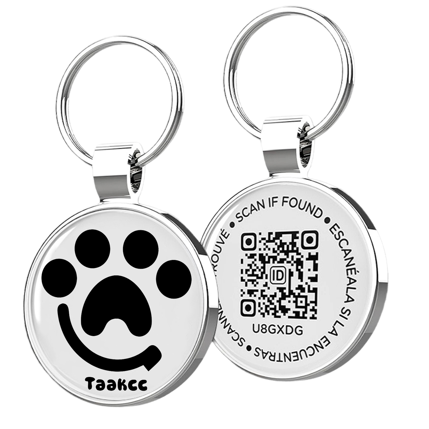 Pet Supplies Online - QR ID Pet Tag, Metal Dog