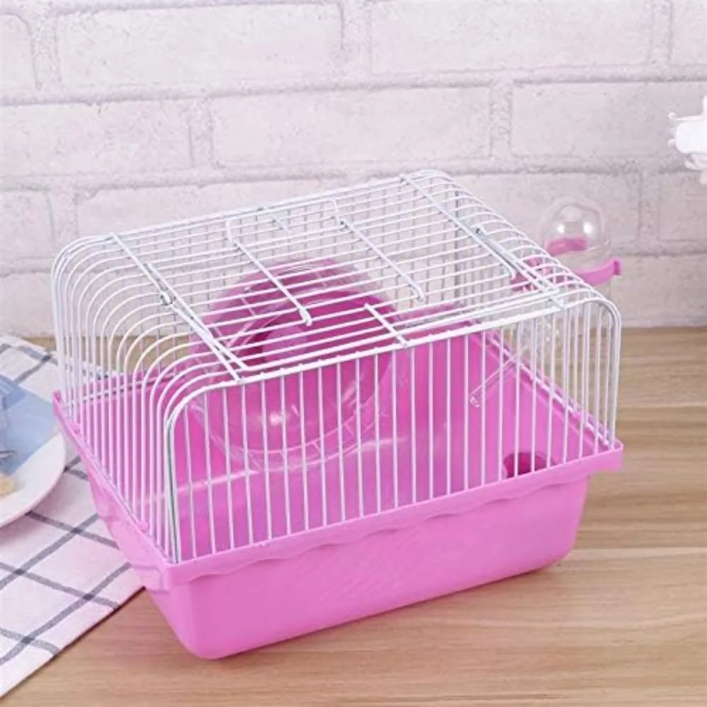 Hamster Cage Wheel - Pet Hamster Cage with Running Wheel