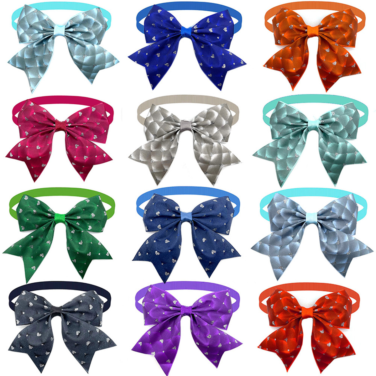 Pet Supplies Co - 50/100pcs Dog Bow Tie Love Style