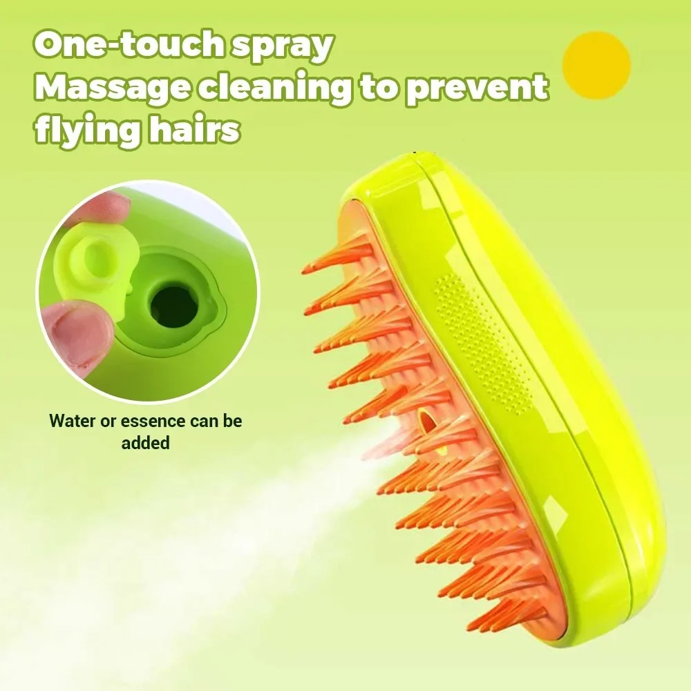 Cat Steam Brush Electric Spray - Pet Supplies Grooming Hours recension och pris