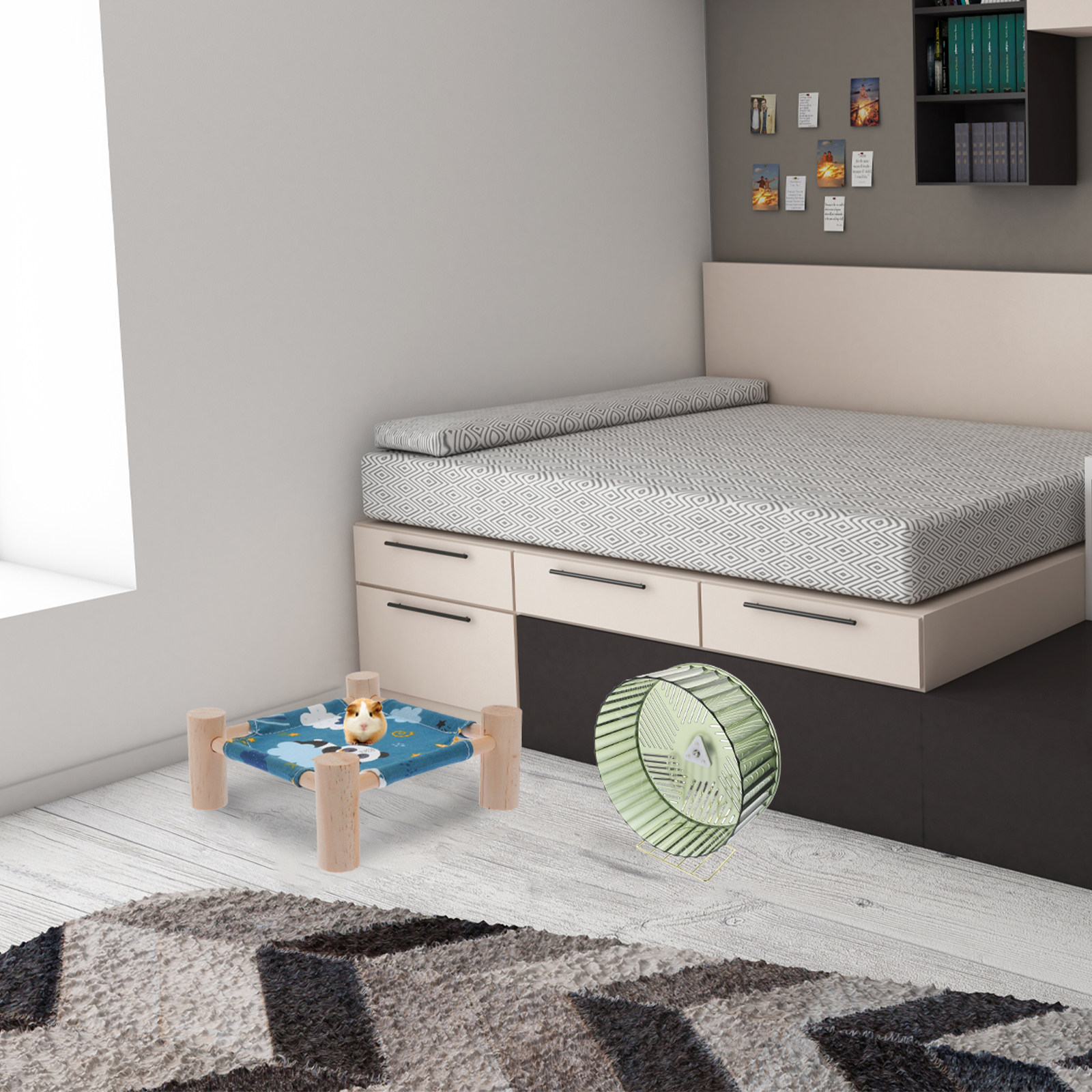 Healthy Growth Hamster Wheel E - Hamster Cage Wheel recension och pris