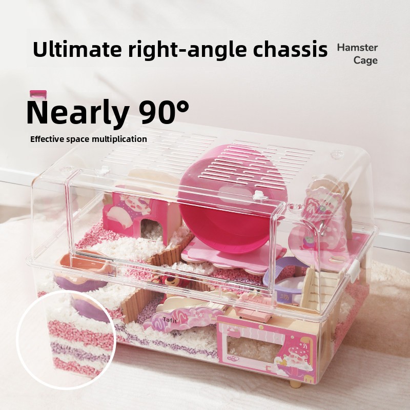 Hamster 75 cage acrylic villa  - Pet Supplies Wholesale recension och pris