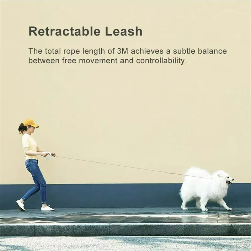 Moestar UFO 개폐식 가죽 끈 2 라이트 금속  - Retractable Dog Leash recension och pris