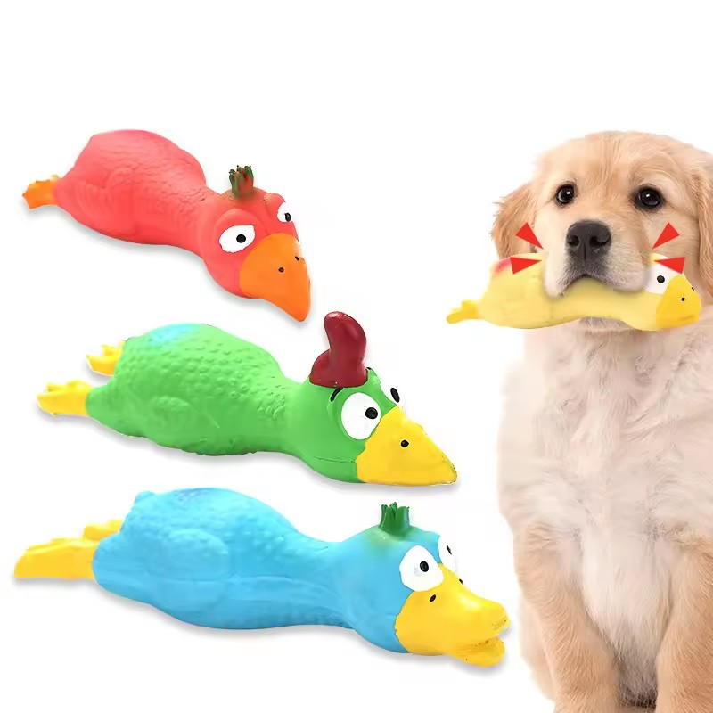 Cute Dog Squeak Toy Latex Chic - Pet Supplies Co recension och pris
