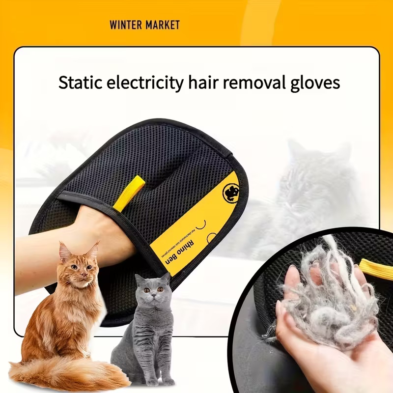 Double-Sided Pet Hair Removal  - Pet Grooming Glove recension och pris
