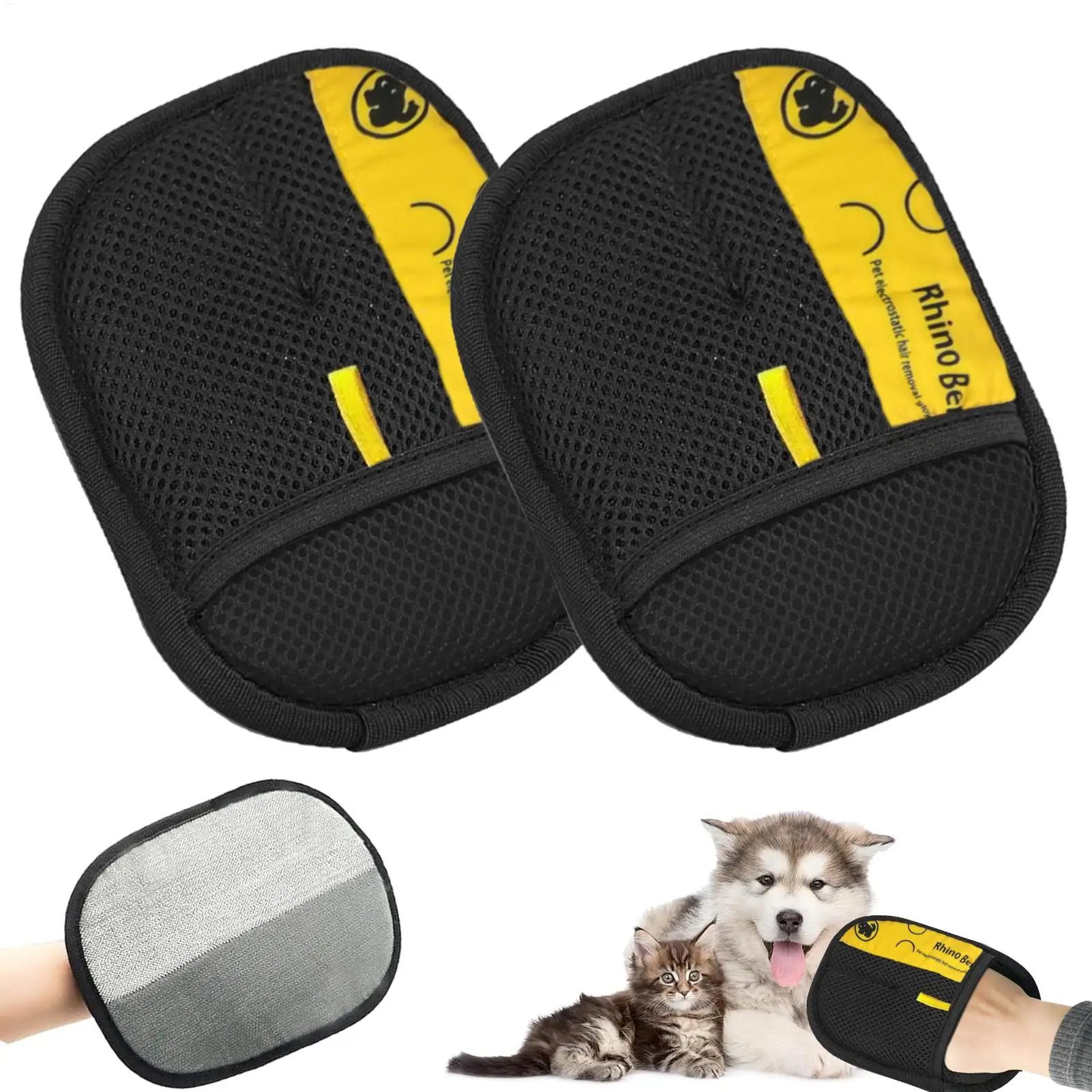 2pcs Cat Grooming Gloves Elect - Pet Grooming Glove recension och pris