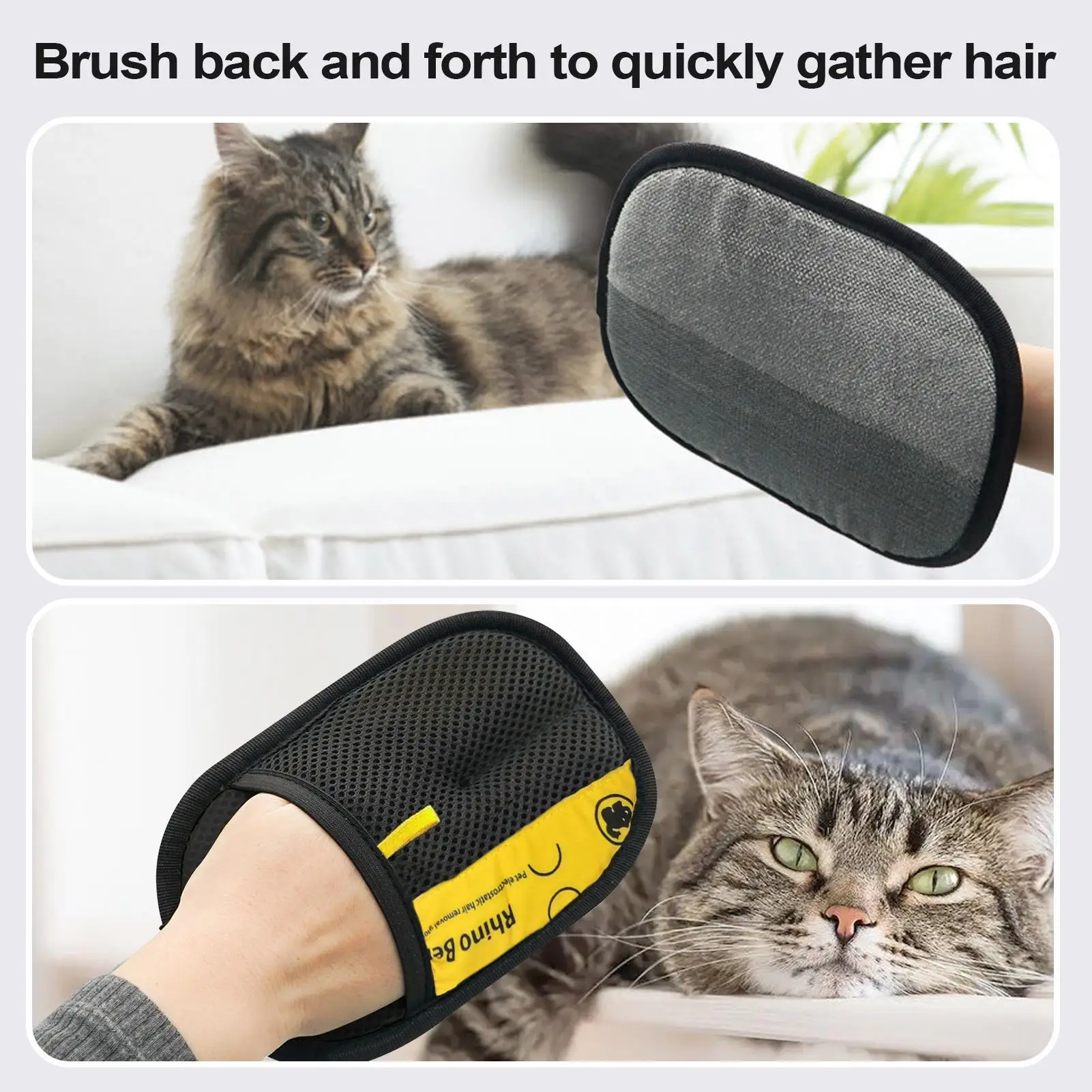 2pcs Cat Grooming Gloves Elect - Pet Grooming Glove recension och pris