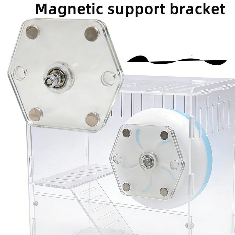Magnetic running wheel bracket - Hamster Cage Wheel recension och pris