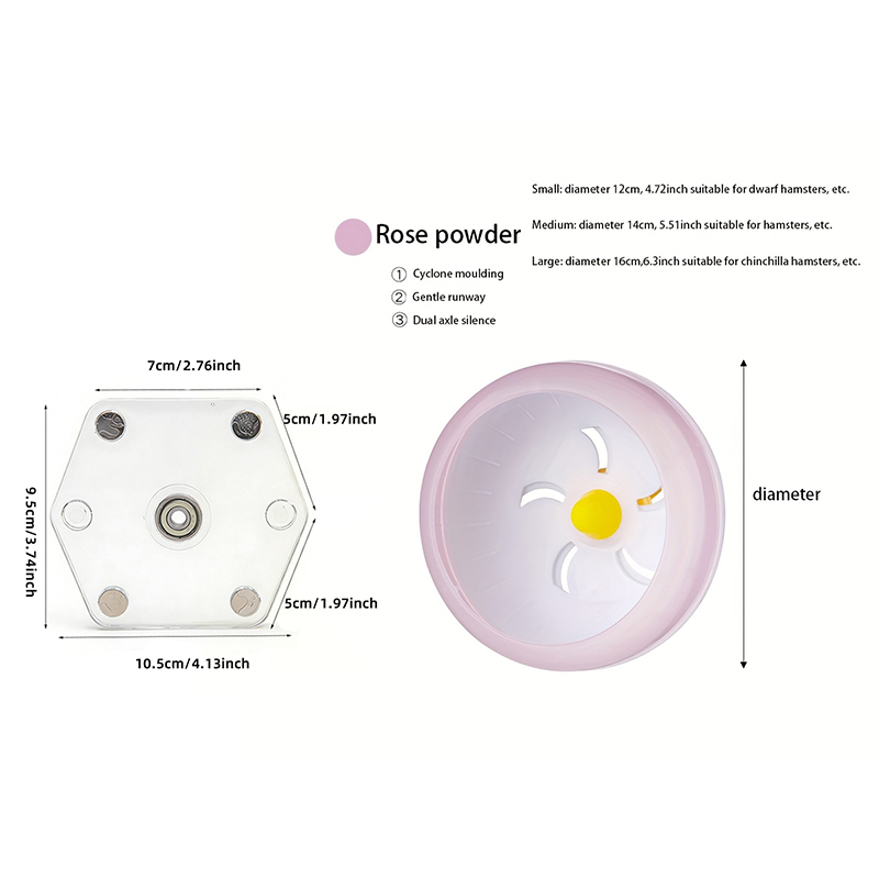 Magnetic running wheel bracket - Hamster Cage Wheel recension och pris