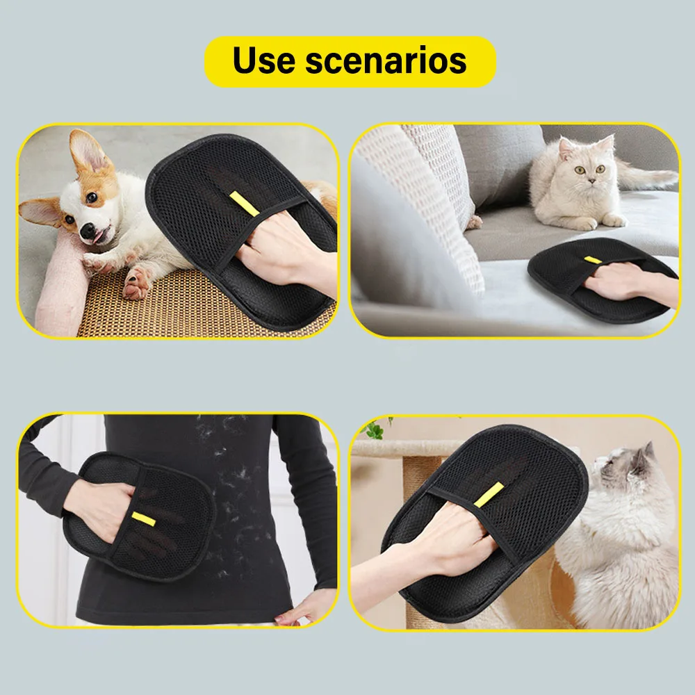 New Pet Hair Removal Tool Reus - Pet Grooming Glove recension och pris