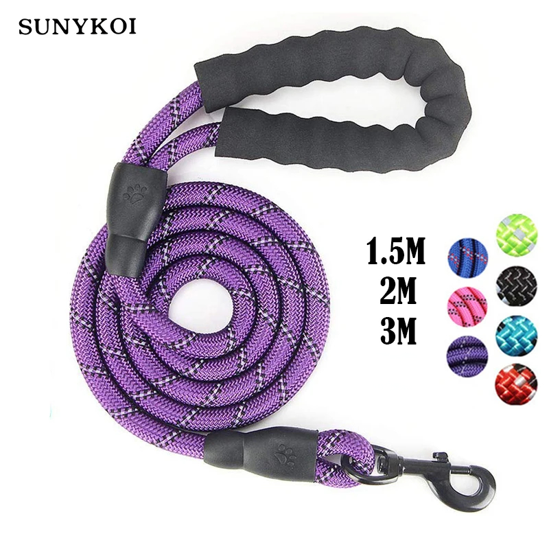 1.5M/2M/3M Large Dog Rope Roun - Retractable Dog Leash recension och pris