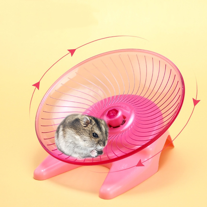 1PC Silent Flying Saucer Exerc - Hamster Cage Wheel recension och pris