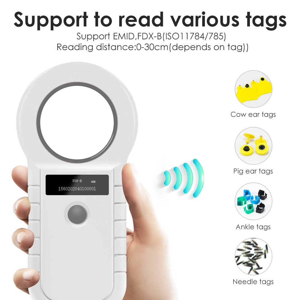 134.2KHz RFID Animal Reader 15 - Pet Supplies Online recension och pris