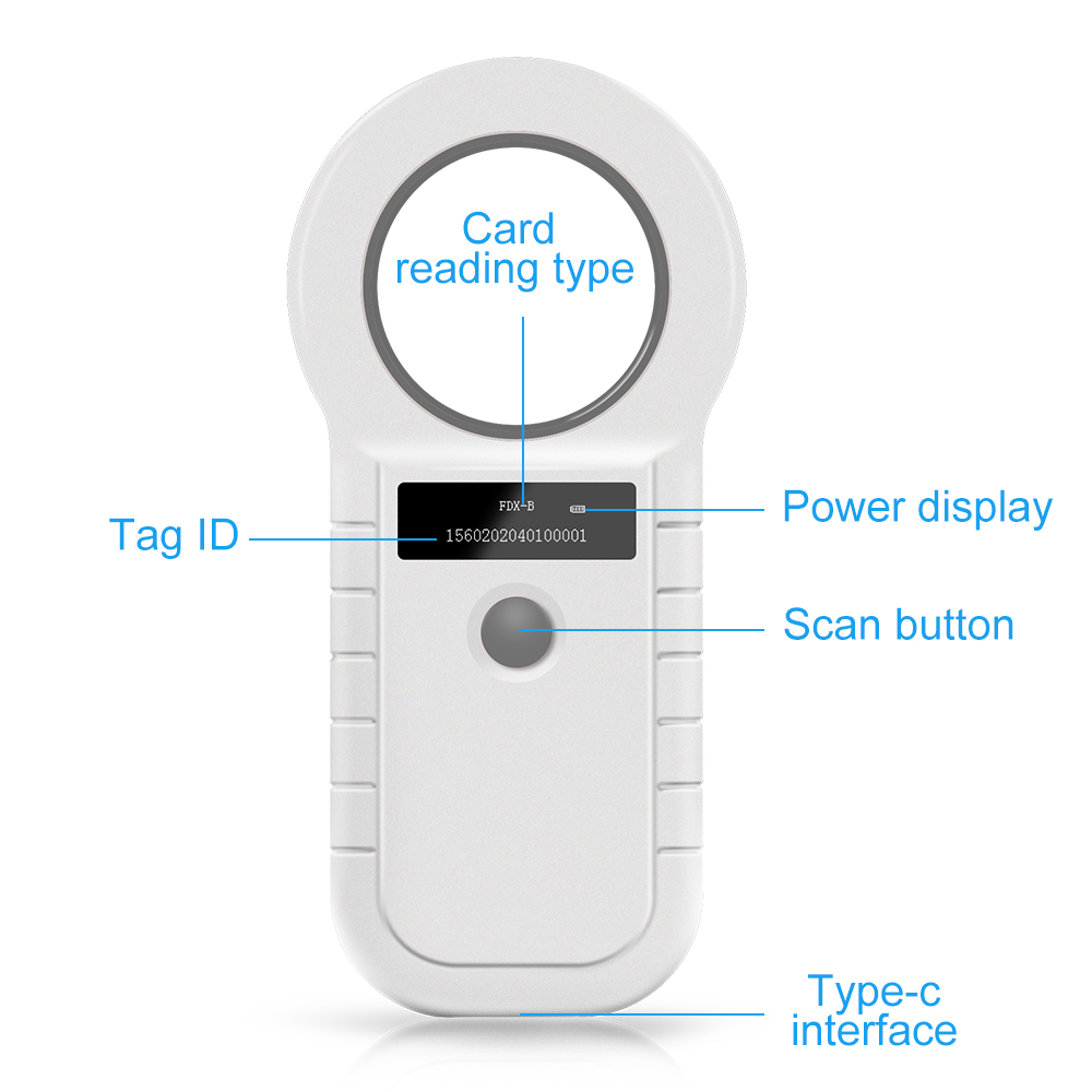 134.2KHz RFID Animal Reader 15 - Pet Supplies Online recension och pris