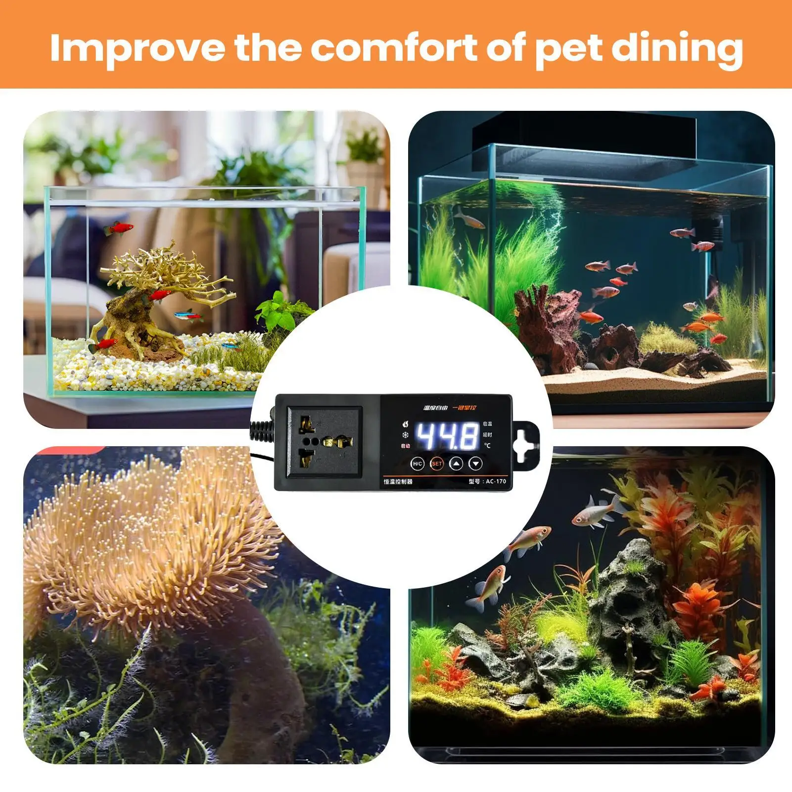 Thermostat For Reptile Tank LE - Pet Supplies Uk recension och pris