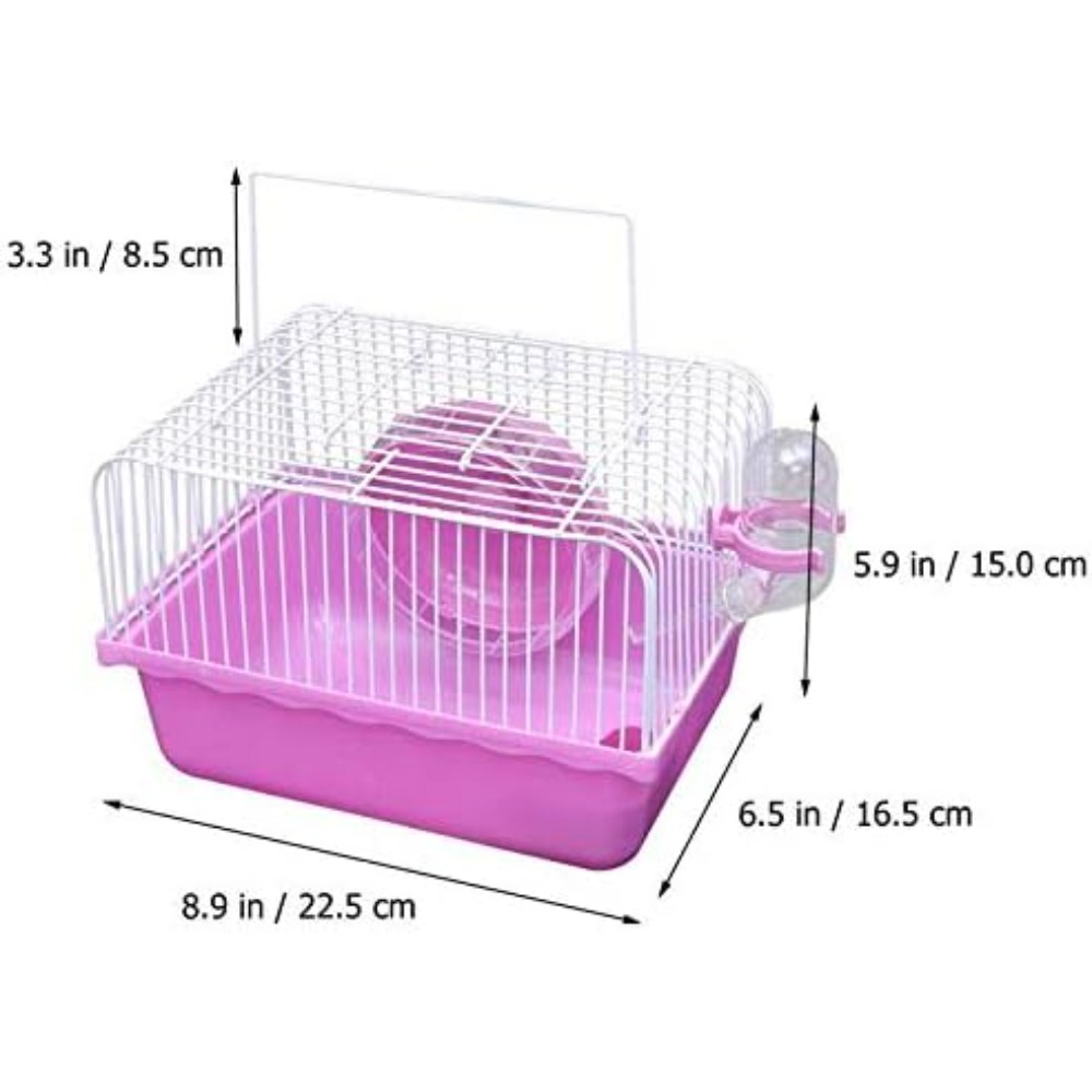 Pet Hamster Cage with Running  - Hamster Cage Wheel recension och pris