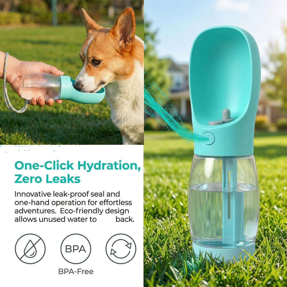 Portable Dog Water Bottle Trav - Pet Supplies Co recension och pris