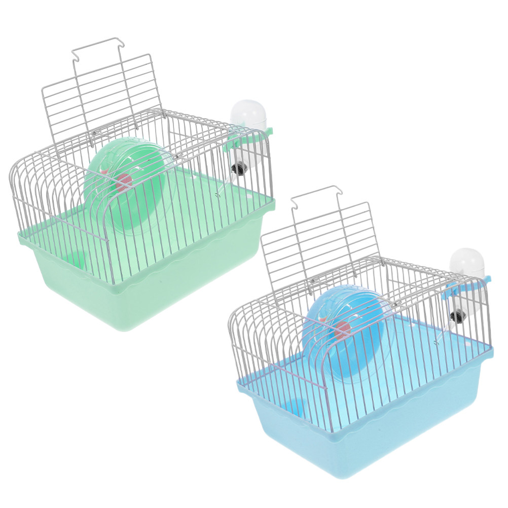 2Pcs Portable Hamster Carrier  - Hamster Cage Wheel recension och pris