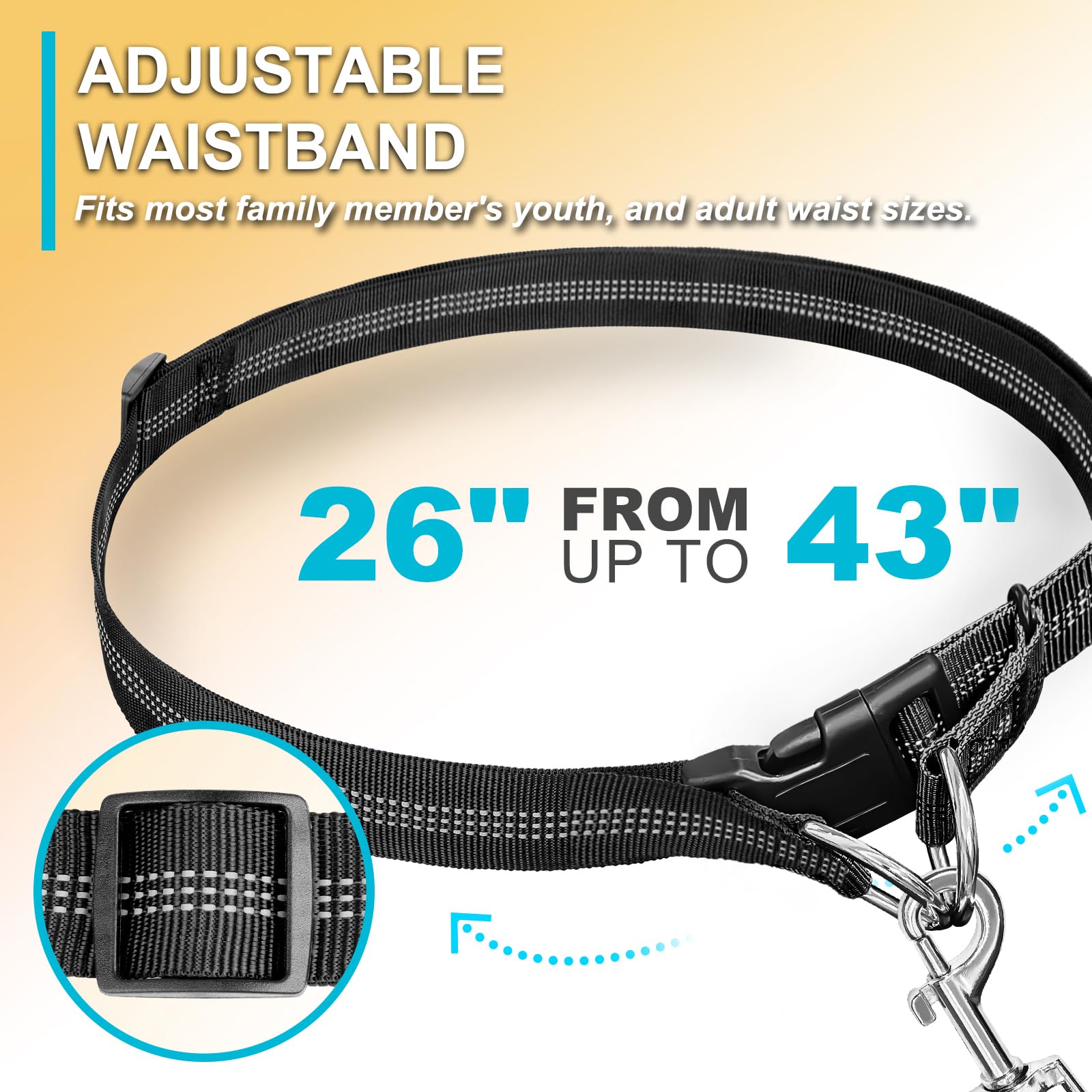 Double elastic reflective runn - Pet Supplies Wholesale recension och pris
