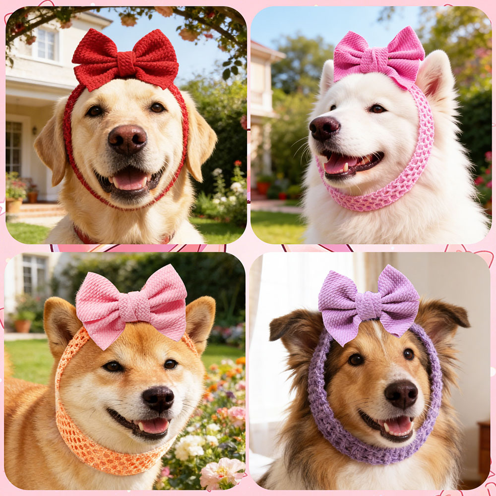 50PCS Dog Bows Elastic Bands C - Pet Supplies Wholesale recension och pris