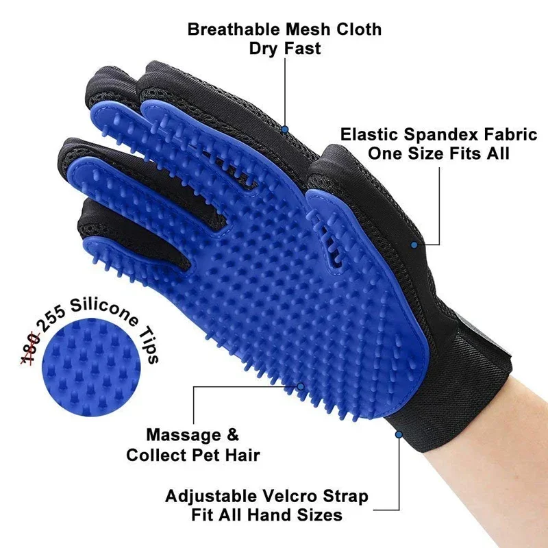 Pet Grooming Gloves Cats Hair  - Pet Supplies Grooming Hours recension och pris