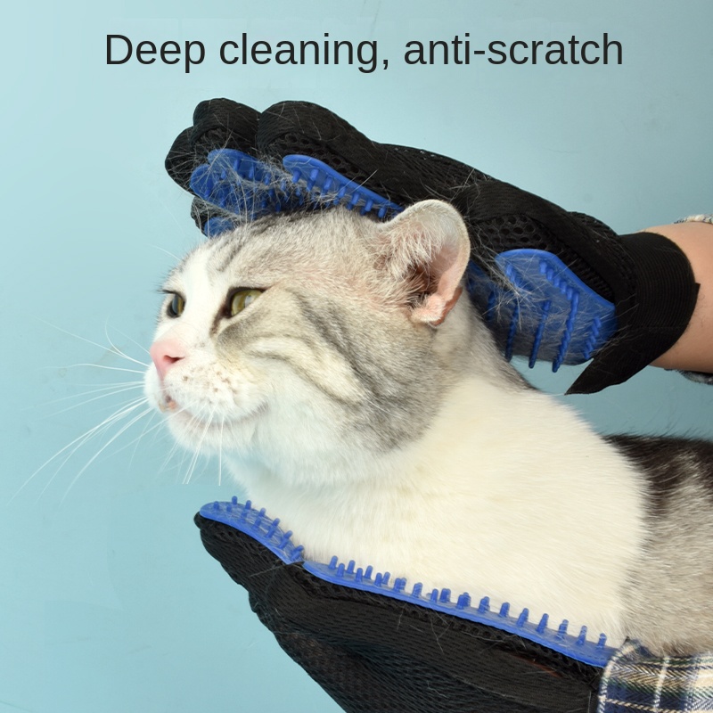 Silicone Pet Grooming Gloves C - Pet Supplies Grooming Hours recension och pris