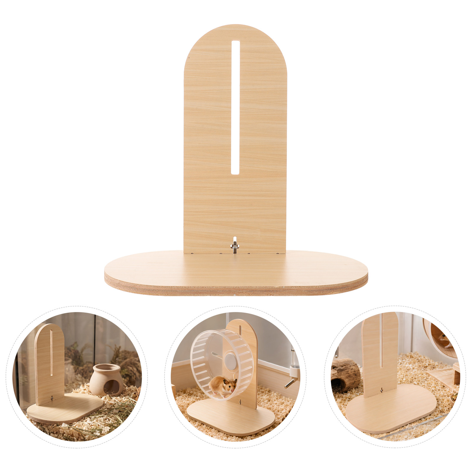 Wooden Hamster Wheel Holder St - Hamster Cage Wheel recension och pris