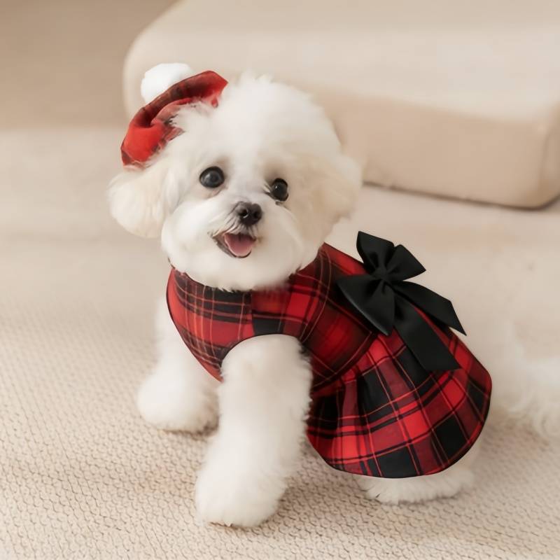 Pet Dog Clothes Plaid Shirt Su - Pet Supplies Co recension och pris