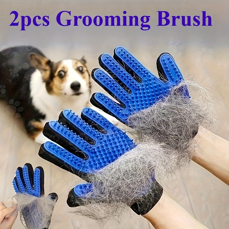 2PCS Pet Grooming Gloves, Mass - Pet Grooming Glove recension och pris