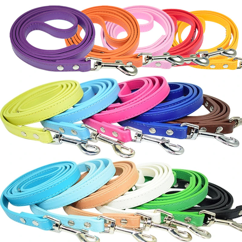 Leather Dog Leash Pet Dogs Lea - Retractable Dog Leash recension och pris