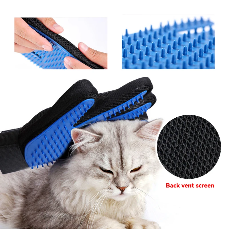 Pet Hair Glove Comb Pet Dog Ca - Pet Grooming Glove recension och pris
